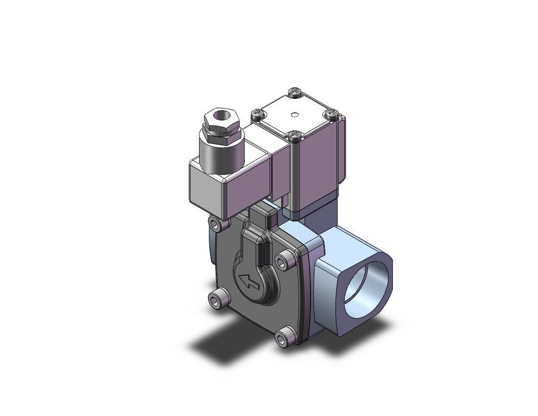 SMC VXD260PZ2CB pilot op 2 port solenoid valve (n.c.), 2 PORT VALVE