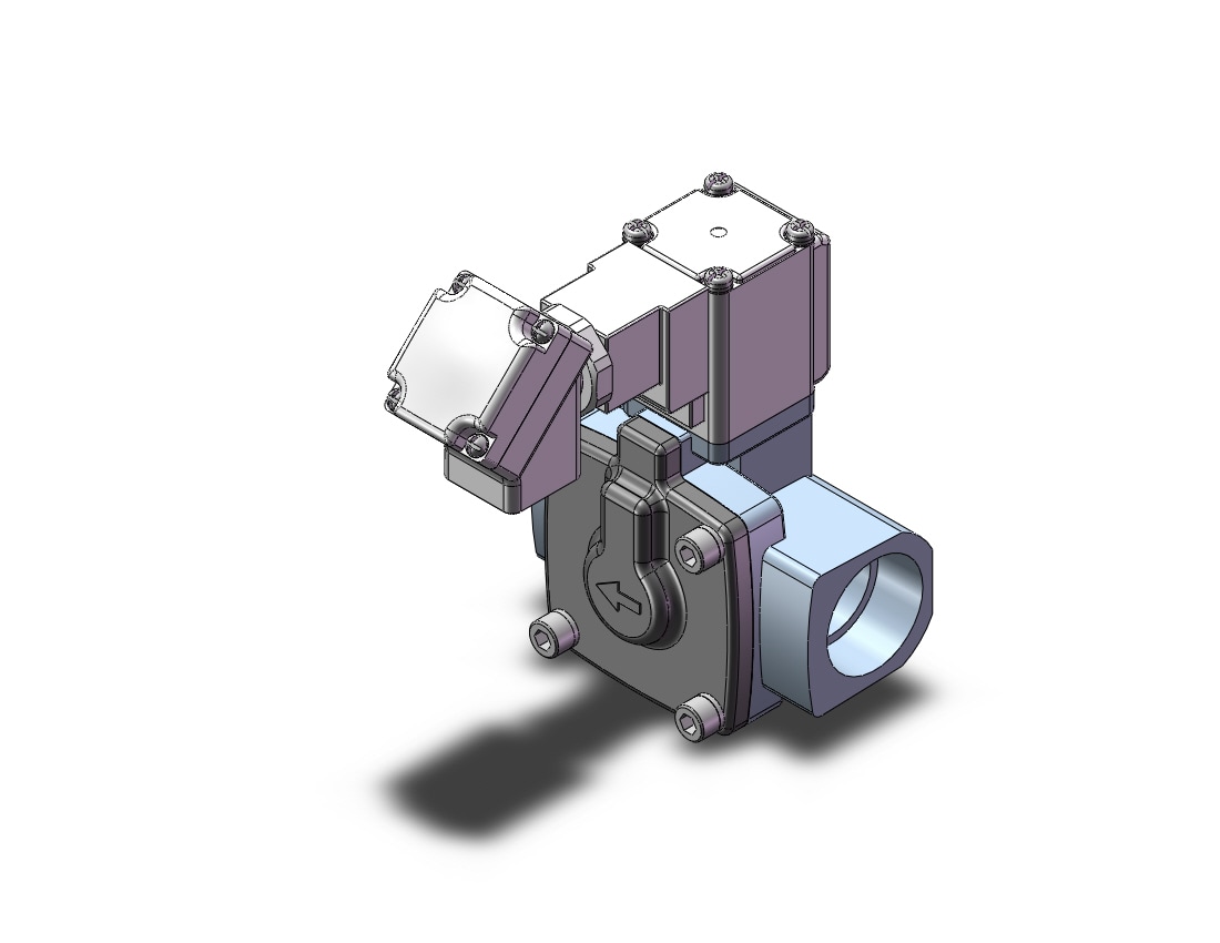 SMC VXD260PZ2R pilot op 2 port solenoid valve (n.c.), 2 PORT VALVE