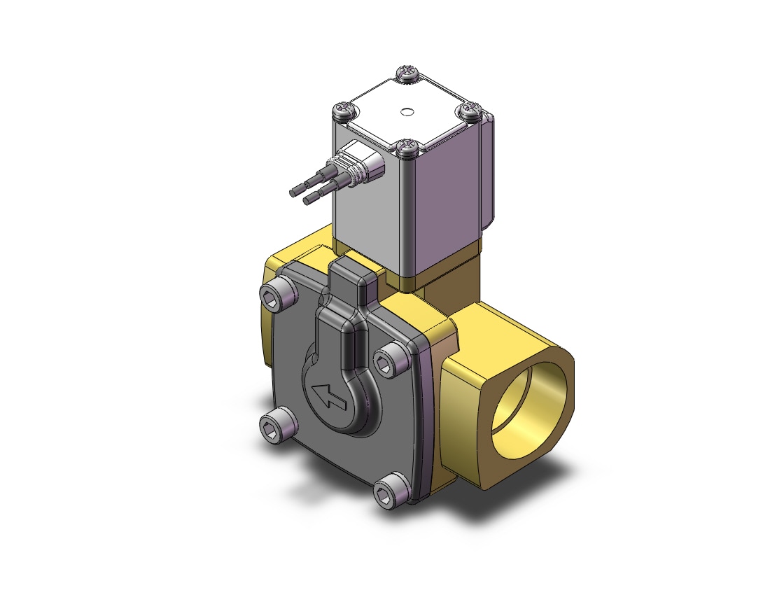 SMC VXD262NAB valve, media, VXD/VXZ 2-WAY MEDIA VALVE