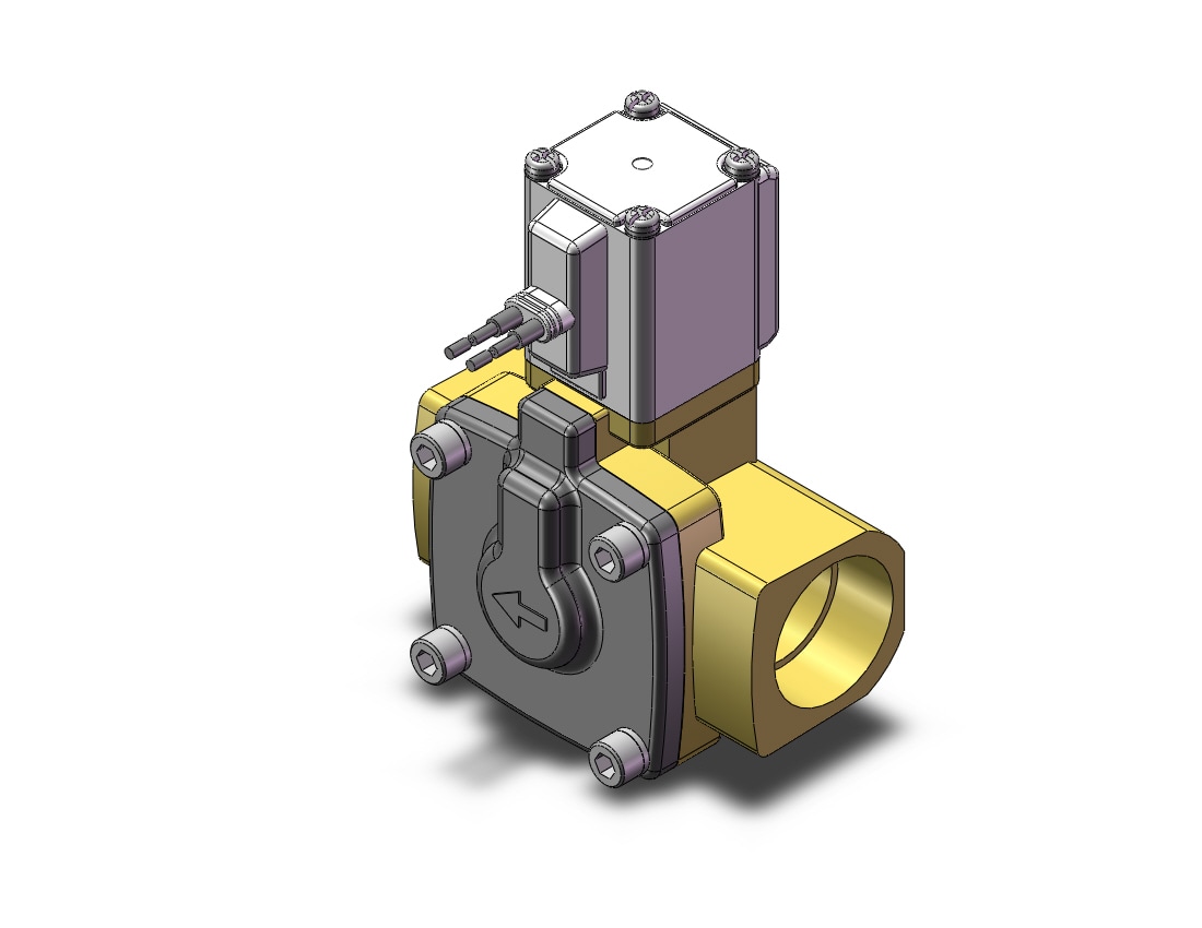 SMC VXD262NFB valve, media, VXD/VXZ 2-WAY MEDIA VALVE