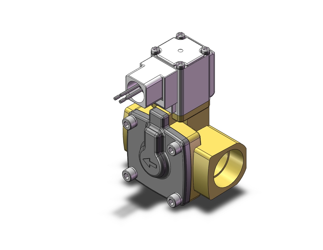 SMC VXD262NSB valve, media, VXD/VXZ 2-WAY MEDIA VALVE