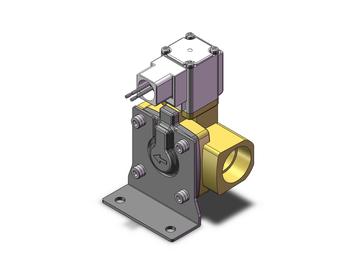 SMC VXD262NUXB pilot op 2 port solenoid valve (n.c.), 2 PORT VALVE