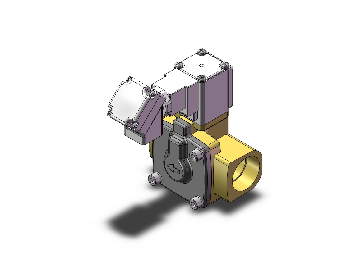 SMC VXD262NZ2MB valve, media, VXD/VXZ 2-WAY MEDIA VALVE