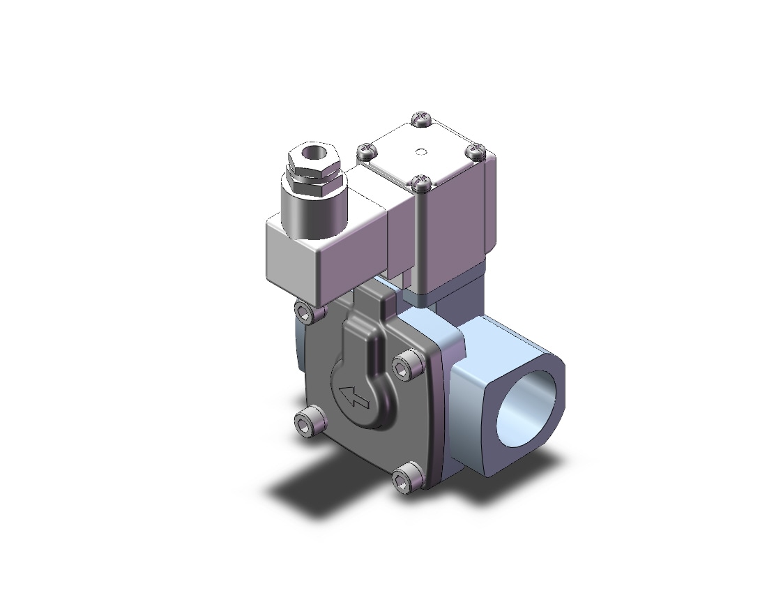 SMC VXD262PZ1VA pilot op 2 port solenoid valve (n.c.), 2 PORT VALVE