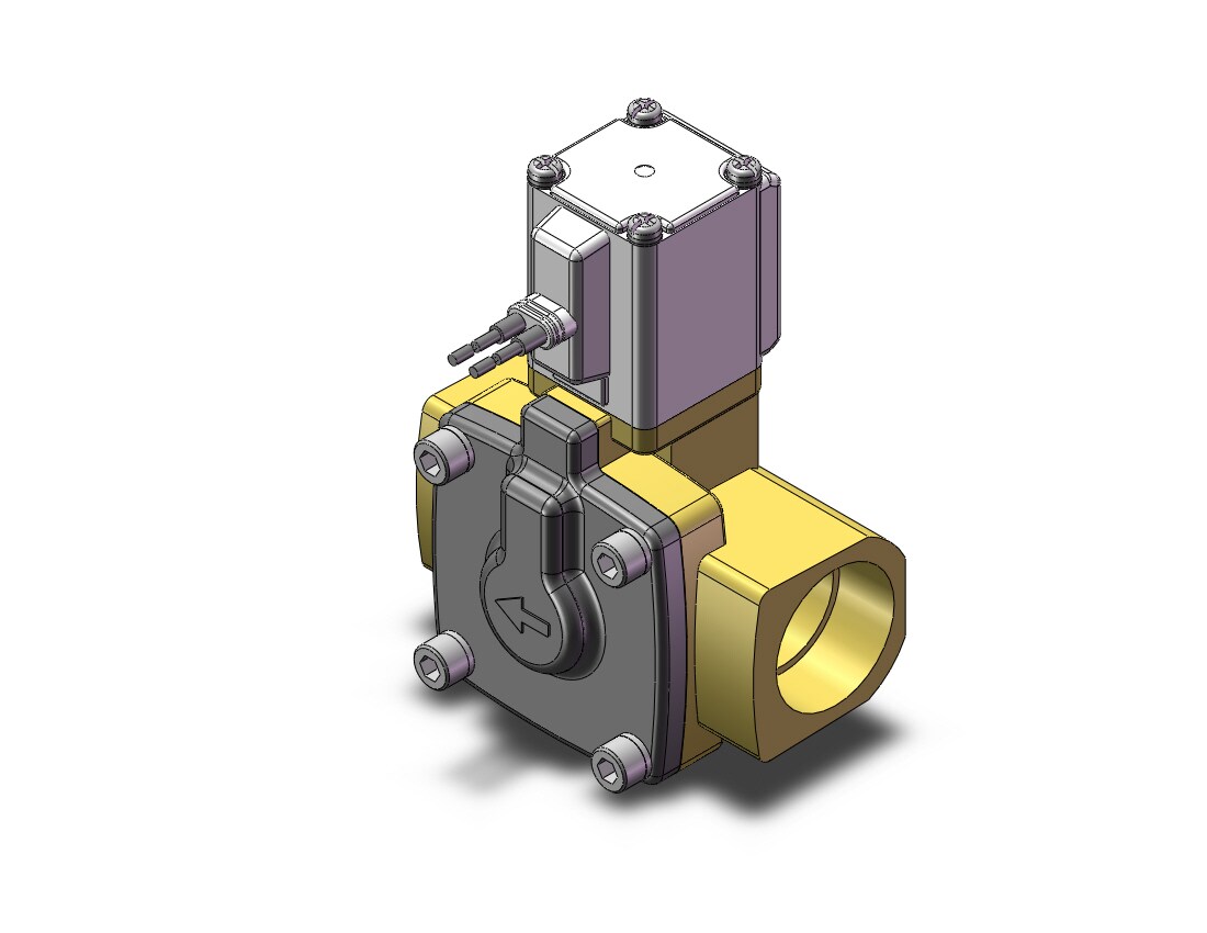 SMC VXD263NCB pilot op 2 port solenoid valve (n.c.), 2 PORT VALVE