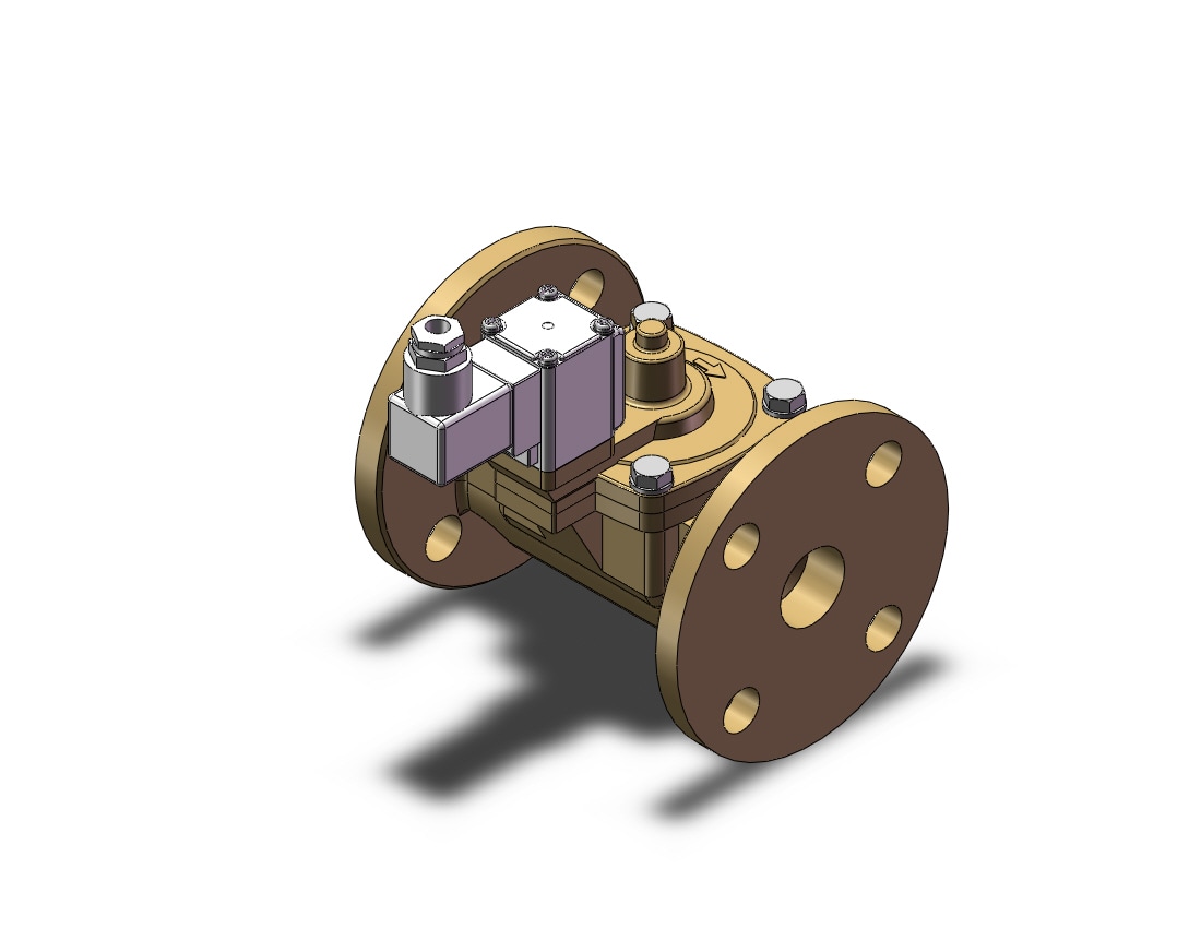 SMC VXD270QZ2C pilot op 2 port solenoid valve (n.c.), 2 PORT VALVE