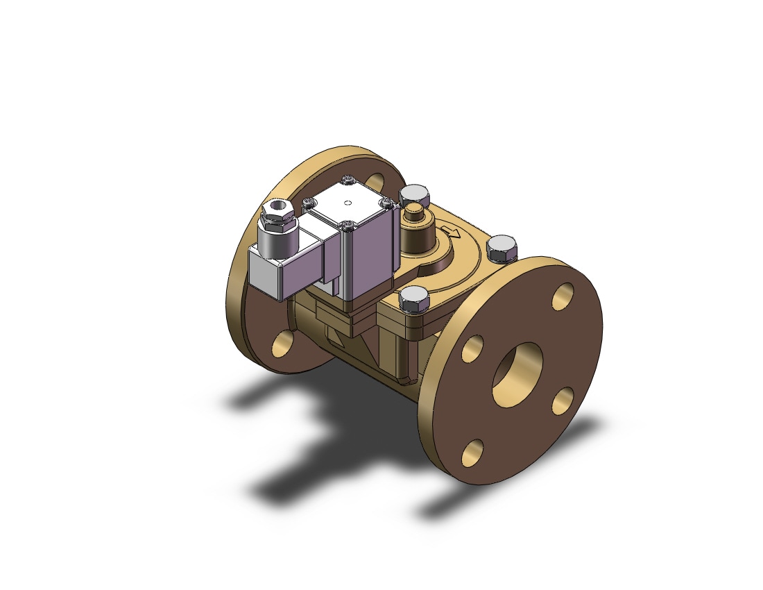 SMC VXD280RZ2A valve, media, VXD/VXZ 2-WAY MEDIA VALVE