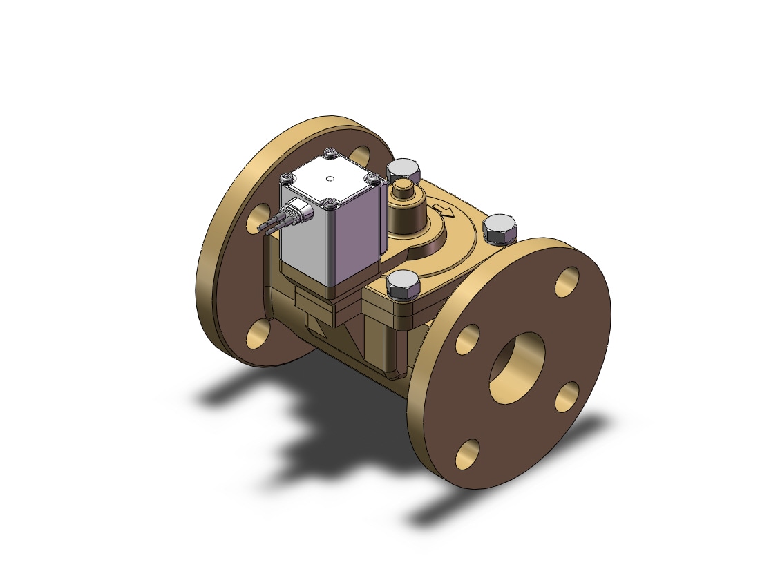 SMC VXD283RA pilot op 2 port solenoid valve (n.c.), 2 PORT VALVE