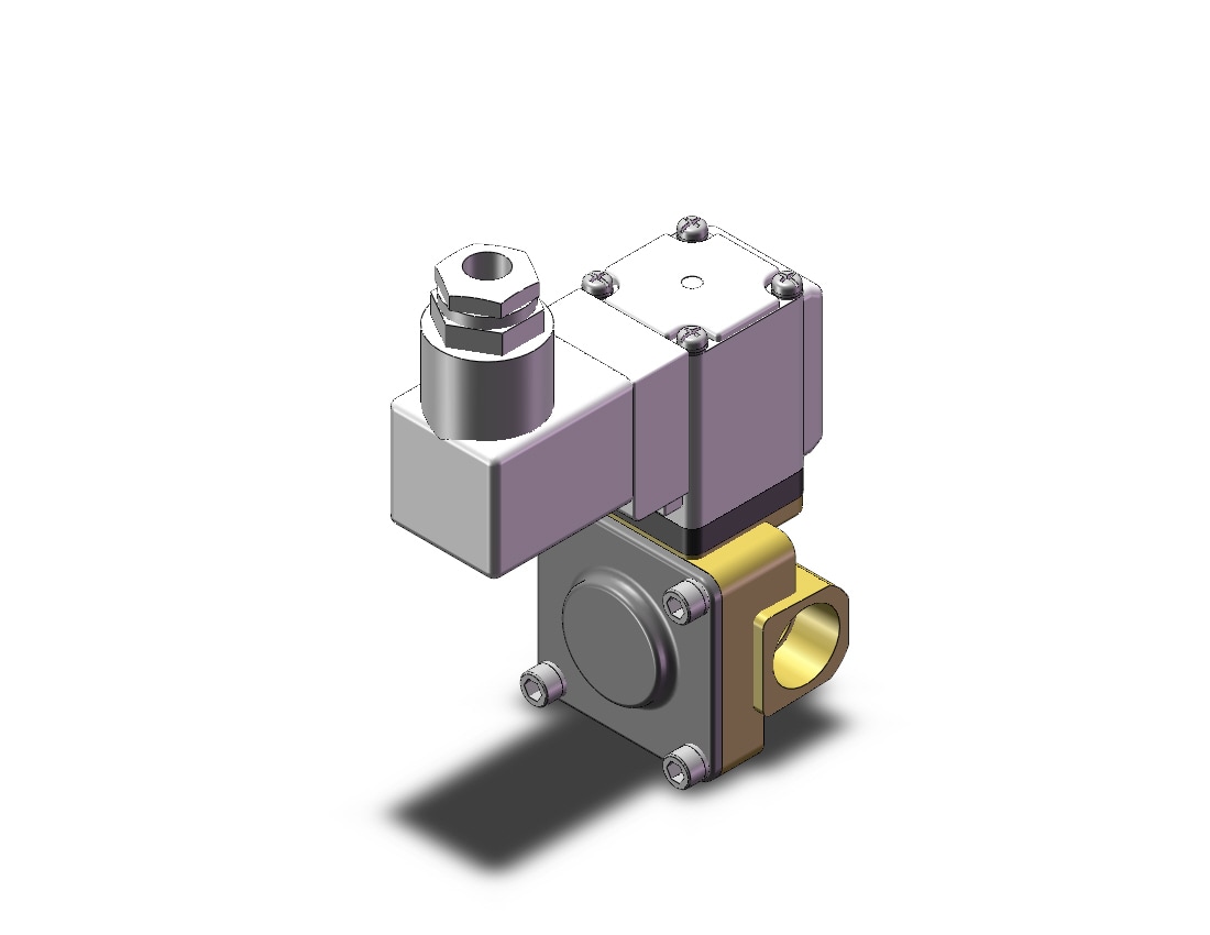 SMC VXD2A2BLB pilot op 2 port solenoid valve (n.o.), 2 PORT VALVE