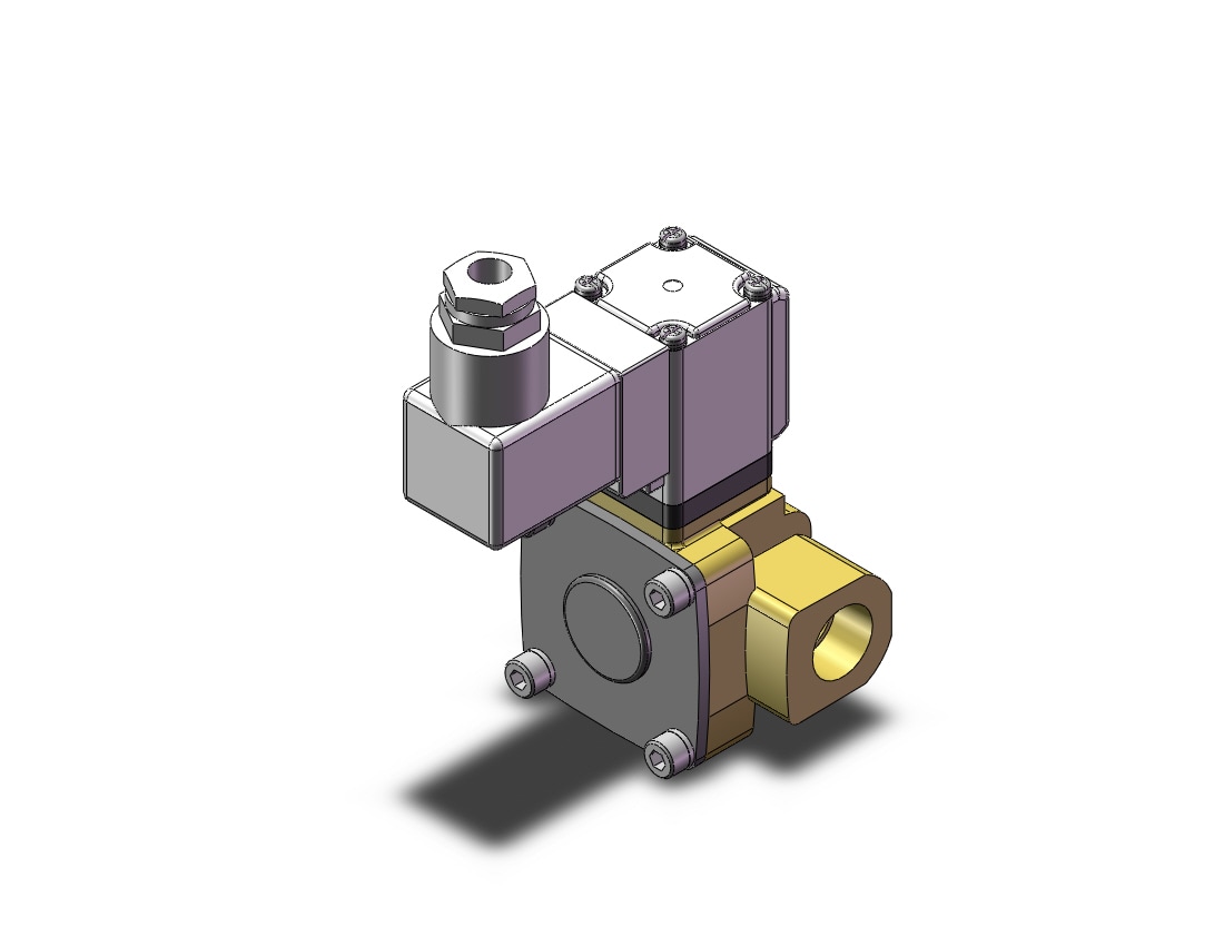 SMC VXD2B2GZ2CB pilot op 2 port solenoid valve (n.o.), 2 PORT VALVE