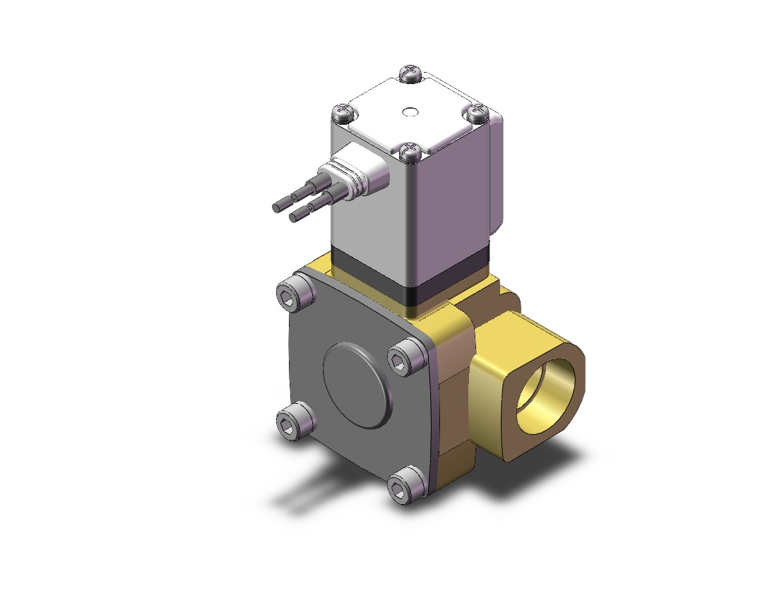 SMC VXD2B2HAB pilot op 2 port solenoid valve (n.o.), 2 PORT VALVE