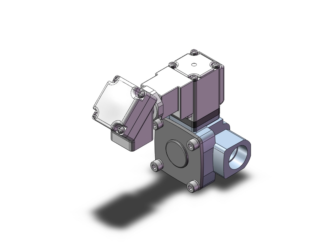 SMC VXD2B2KZ2K valve, media, VXD/VXZ 2-WAY MEDIA VALVE