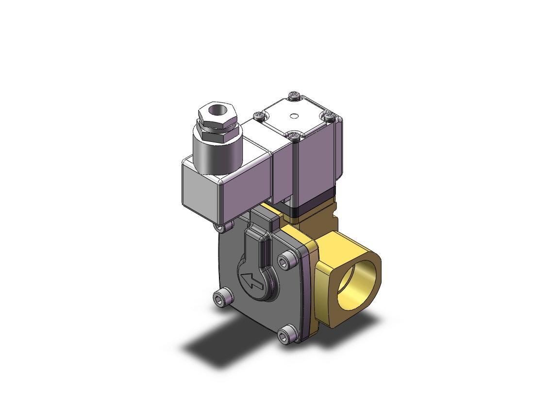 SMC VXD2C0LZ2AB valve, media, VXD/VXZ 2-WAY MEDIA VALVE