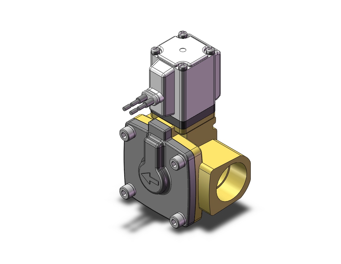 SMC VXD2C2LEB valve, media, VXD/VXZ 2-WAY MEDIA VALVE