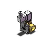 SMC VXD2C2LJB valve, media,, VXD/VXZ 2-WAY MEDIA VALVE