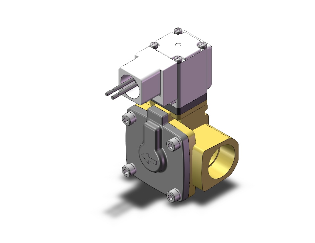 SMC VXD2C2LSB valve, media, VXD/VXZ 2-WAY MEDIA VALVE