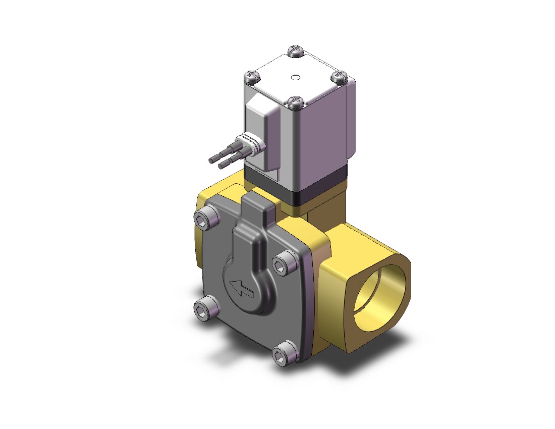 SMC VXD2D0NEB Pilot Op 2 Port Solenoid Valve (n.o.), 2 PORT VALVE