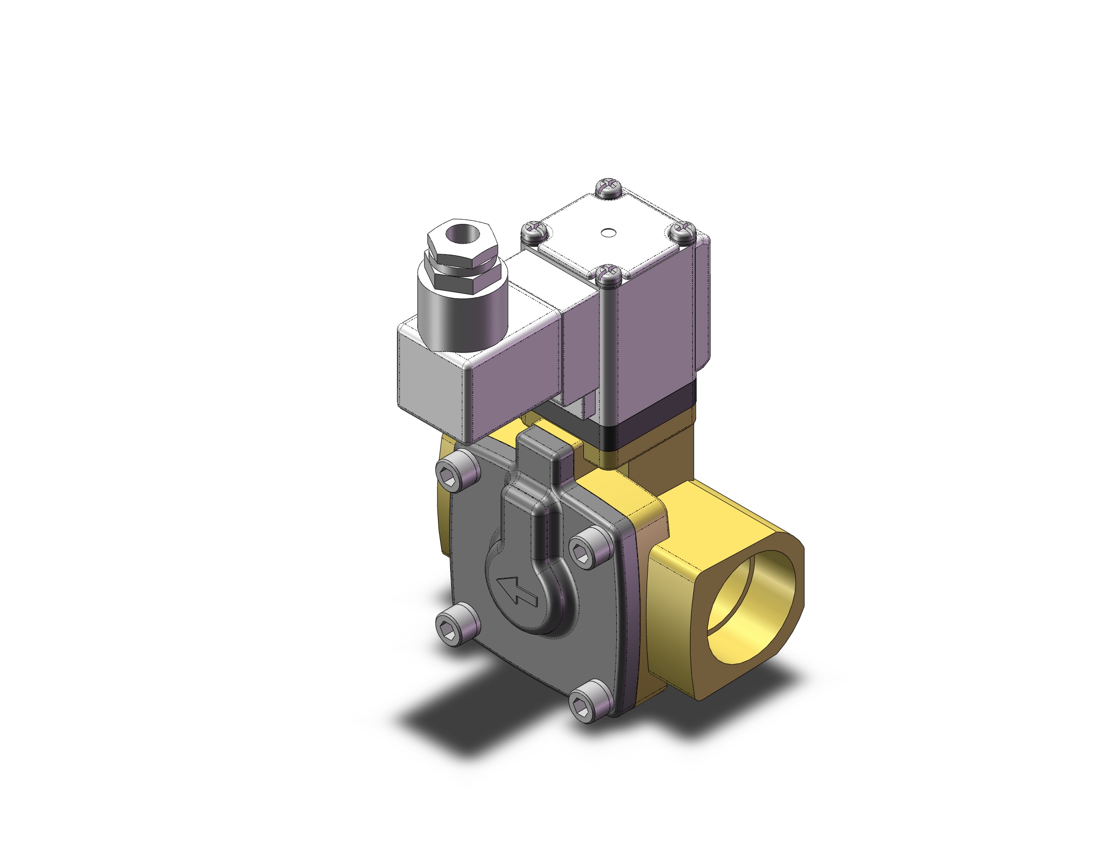 SMC VXD2D0NGB valve, media, VXD/VXZ 2-WAY MEDIA VALVE