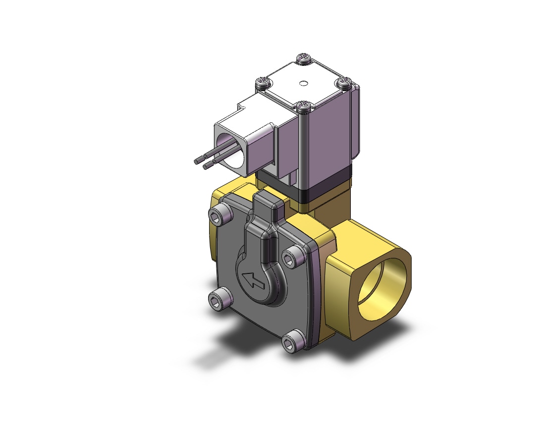 SMC VXD2D0NSB pilot op 2 port solenoid valve (n.o.), 2 PORT VALVE