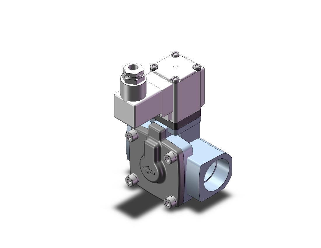 SMC VXD2D2PGB pilot op 2 port solenoid valve (n.o.), 2 PORT VALVE