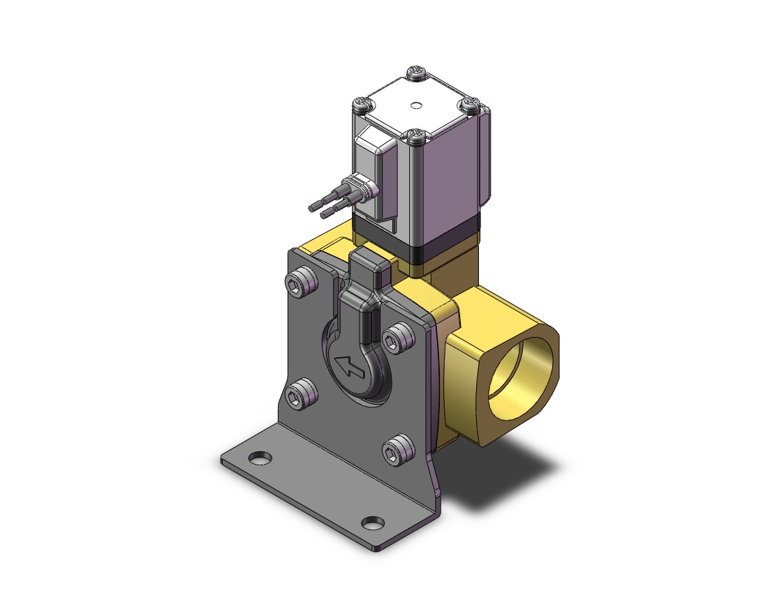 SMC VXD2D3NEBXB pilot op 2 port solenoid valve (n.o.), 2 PORT VALVE