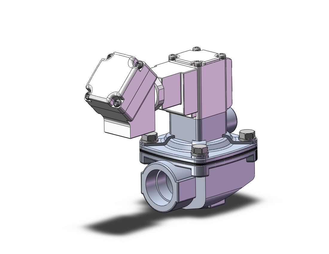 SMC VXF21AAM valve, media, VXP/VXR/VXF 2-WAY MEDIA VALVE