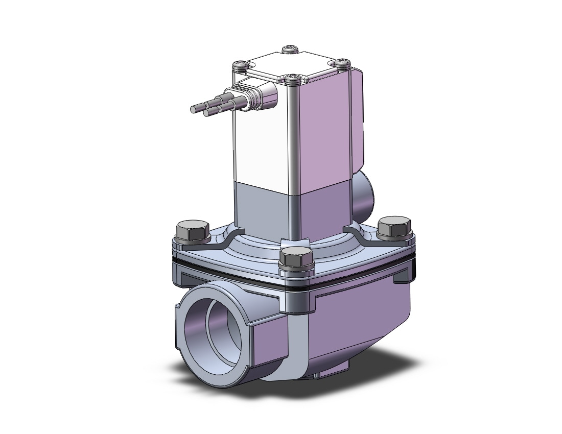 SMC VXF21ABAB media valve, dust collector, 2 PORT VALVE