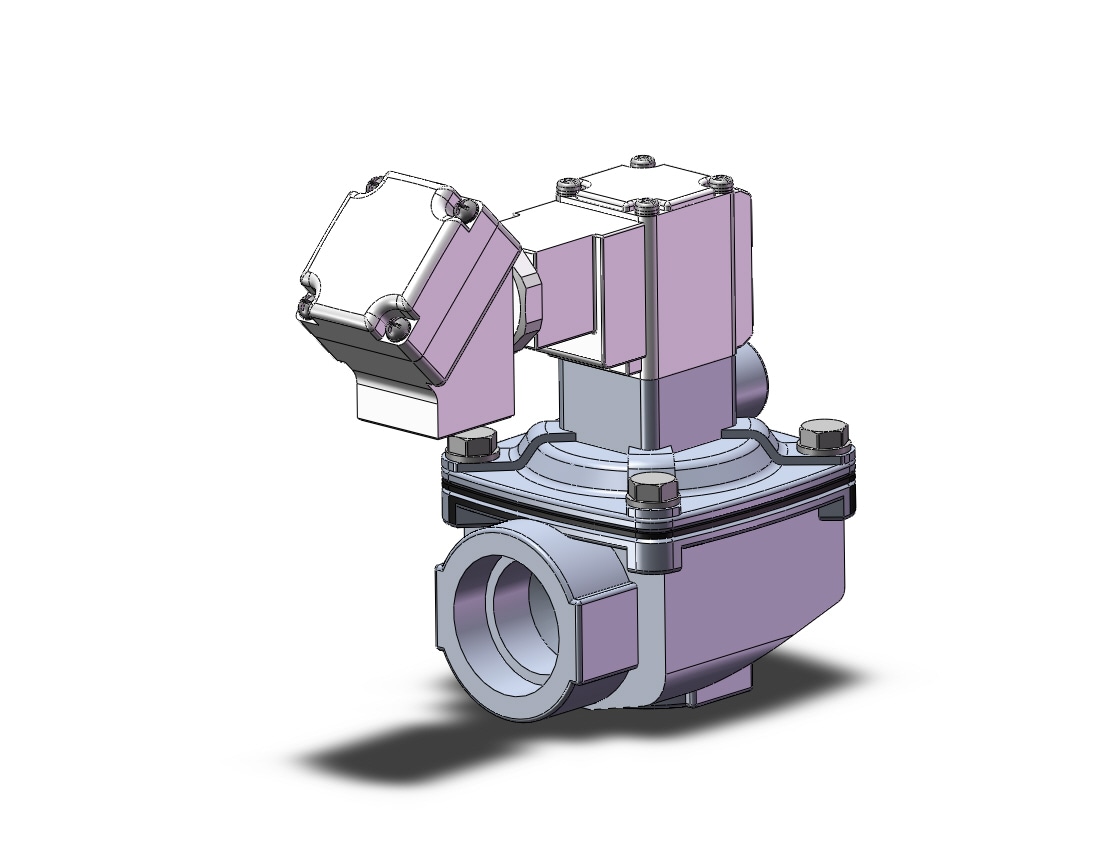 SMC VXF22AAM media valve, VXP/VXR/VXF 2-WAY MEDIA VALVE