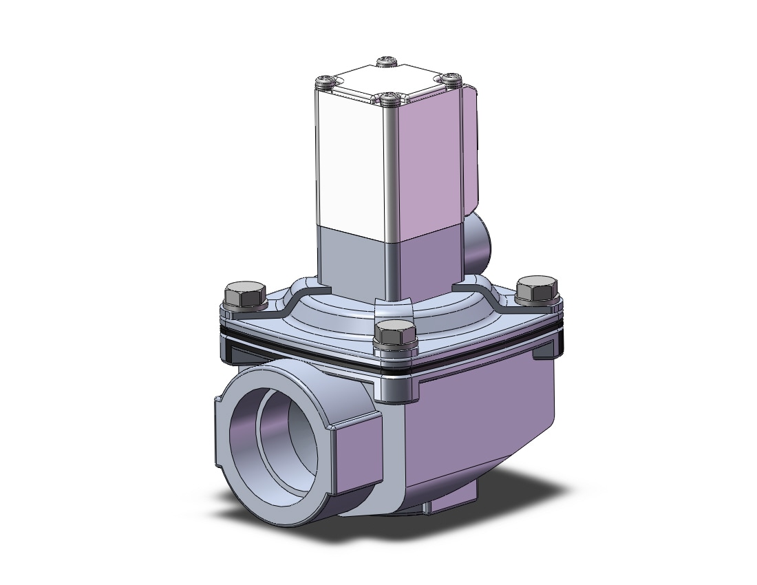 SMC VXF22AAZ2AB media valve, VXP/VXR/VXF 2-WAY MEDIA