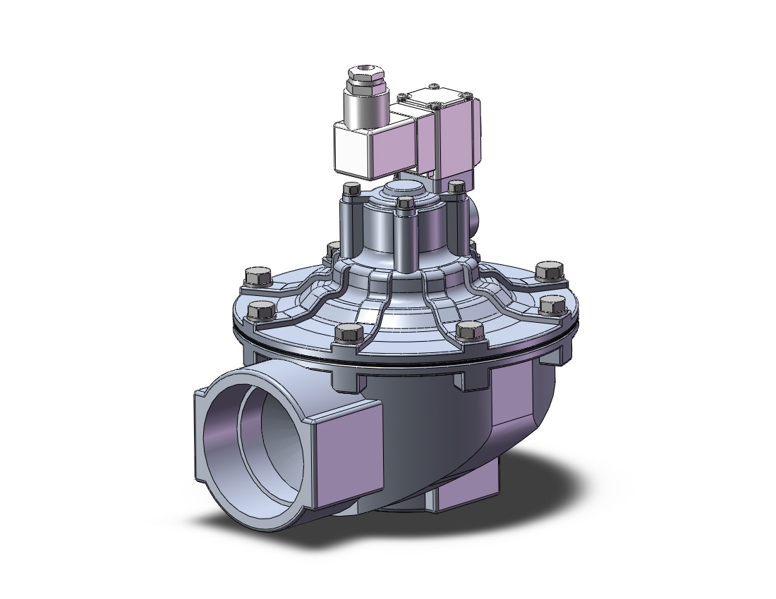 SMC VXF25ABJB valve, media, VXP/VXR/VXF 2-WAY MEDIA VALVE