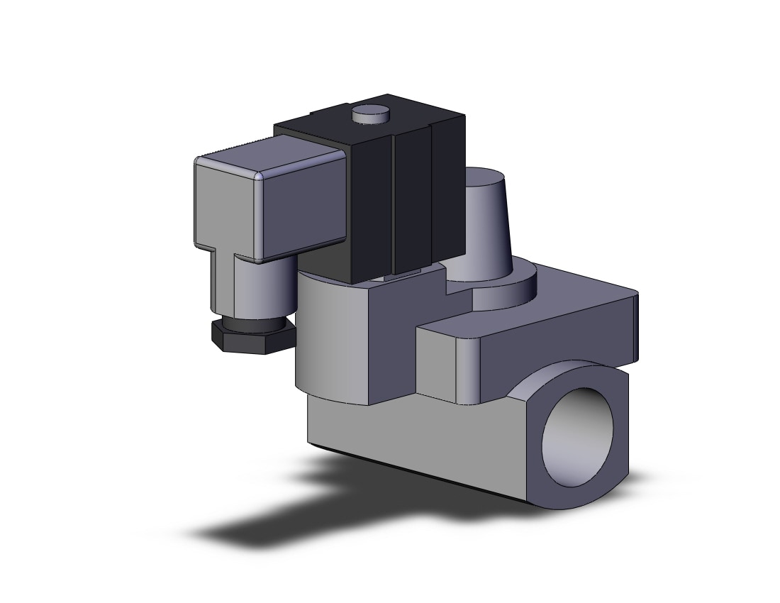 SMC VXR2260-10N-3DL valve, media (n.c), 2 PORT VALVE