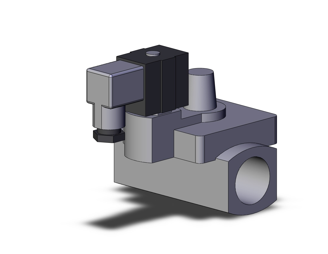 SMC VXR2270-12N-5D valve, media (n.c), VXP/VXR/VXF 2-WAY MEDIA VALVE