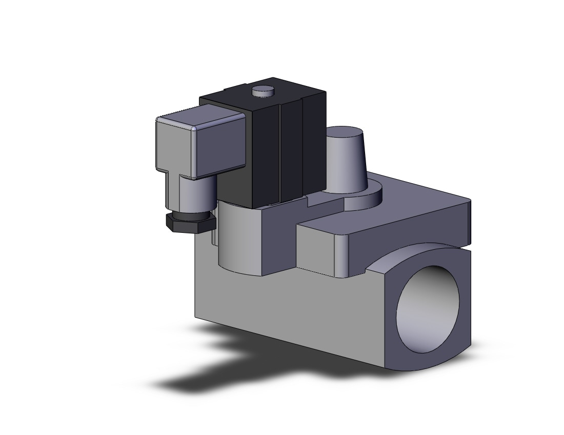 SMC VXR2380-14-4D valve, media (n.c), 2 PORT VALVE