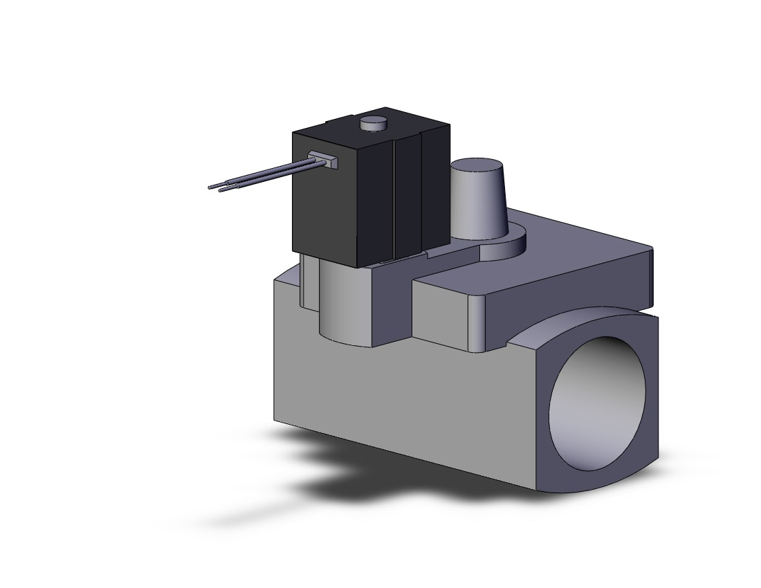 SMC VXR2390-20N-6G valve, media (n.c), 2 PORT VALVE