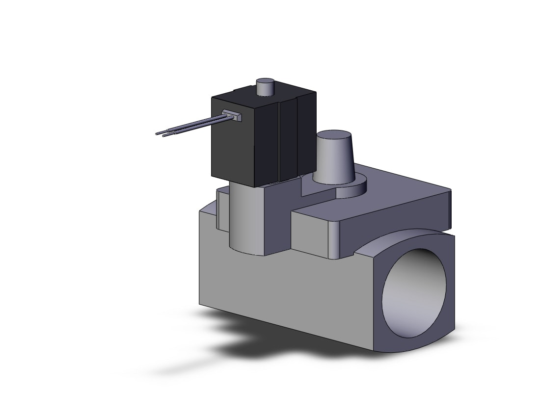 SMC VXR2392-20N-5G valve, media (n.o), VXP/VXR/VXF 2-WAY MEDIA VALVE