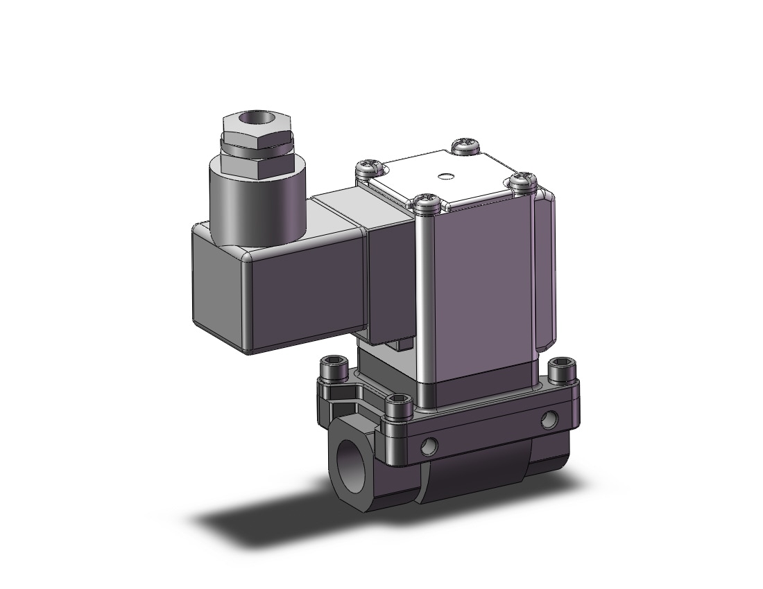 SMC VXZ230AZ2AL pilot op 2 port solenoid valve, (n.c.), 2 PORT VALVE