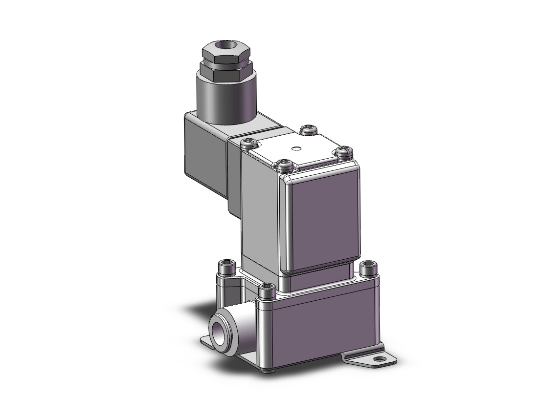 SMC VXZ230DZ2A pilot op 2 port solenoid valve, (n.c.), 2 PORT VALVE