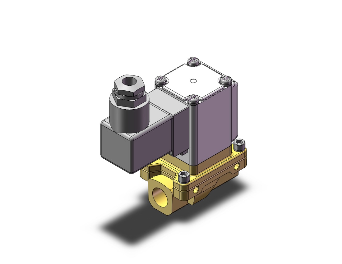 SMC VXZ232AG pilot op 2 port solenoid valve, (n.c.), 2 PORT VALVE