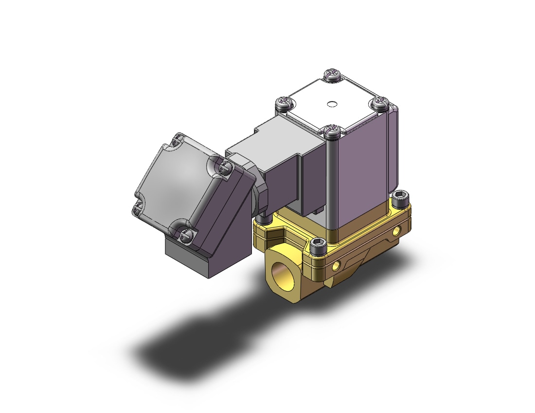 SMC VXZ232AM valve, water, VXD/VXZ 2-WAY MEDIA VALVE