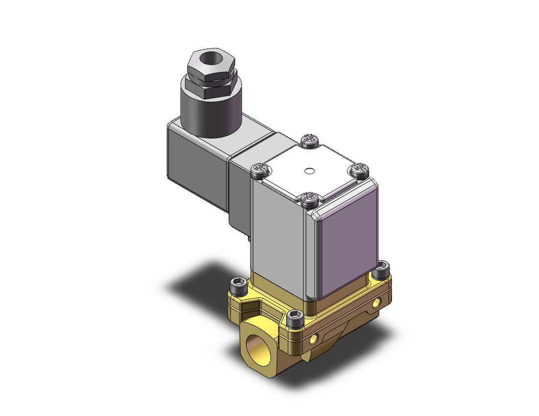 SMC VXZ232AZ3ABXCA pilot op 2 port solenoid valve, (n.c.), 2 PORT VALVE