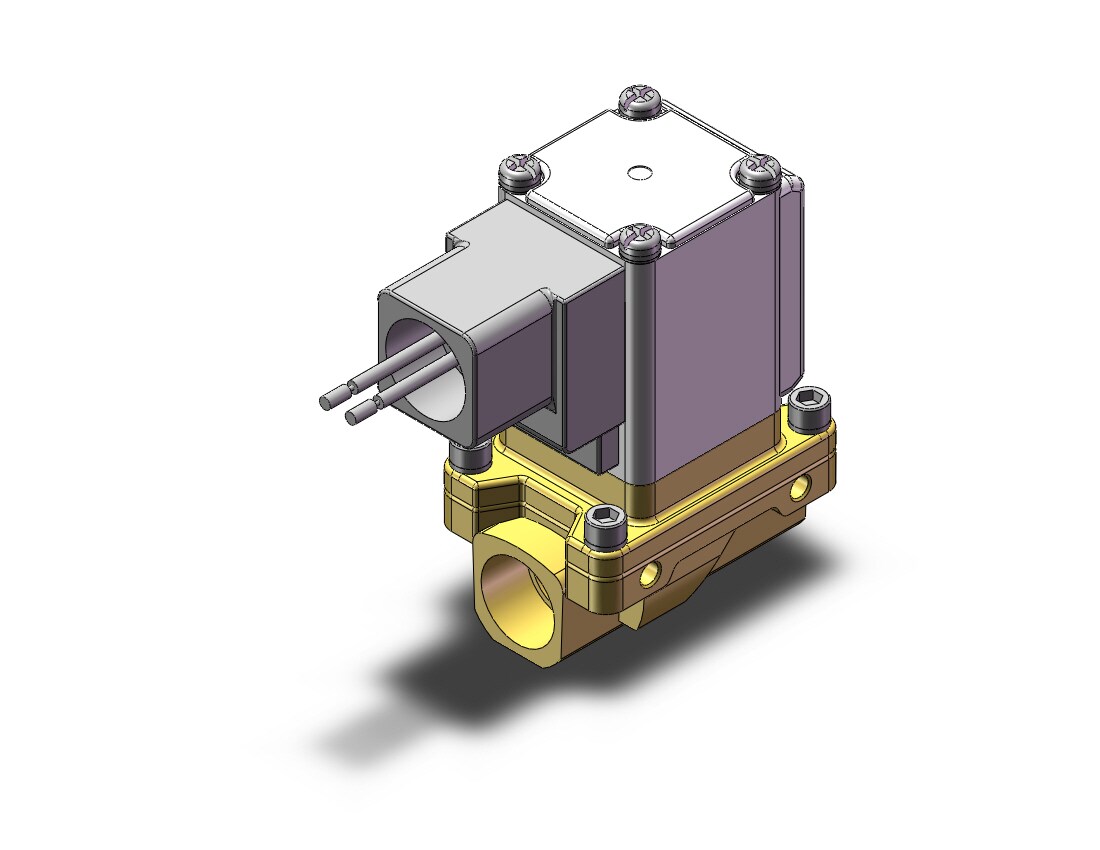 SMC VXZ232BZ1YB valve, water size 3, VXD/VXZ 2-WAY MEDIA VALVE