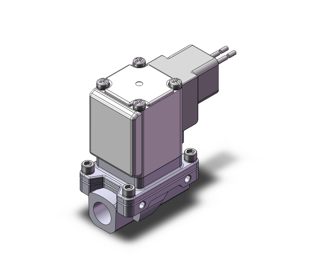 SMC VXZ232CSBXCB Pilot Op 2 Port Solenoid Valve, (n.c.), 2 P