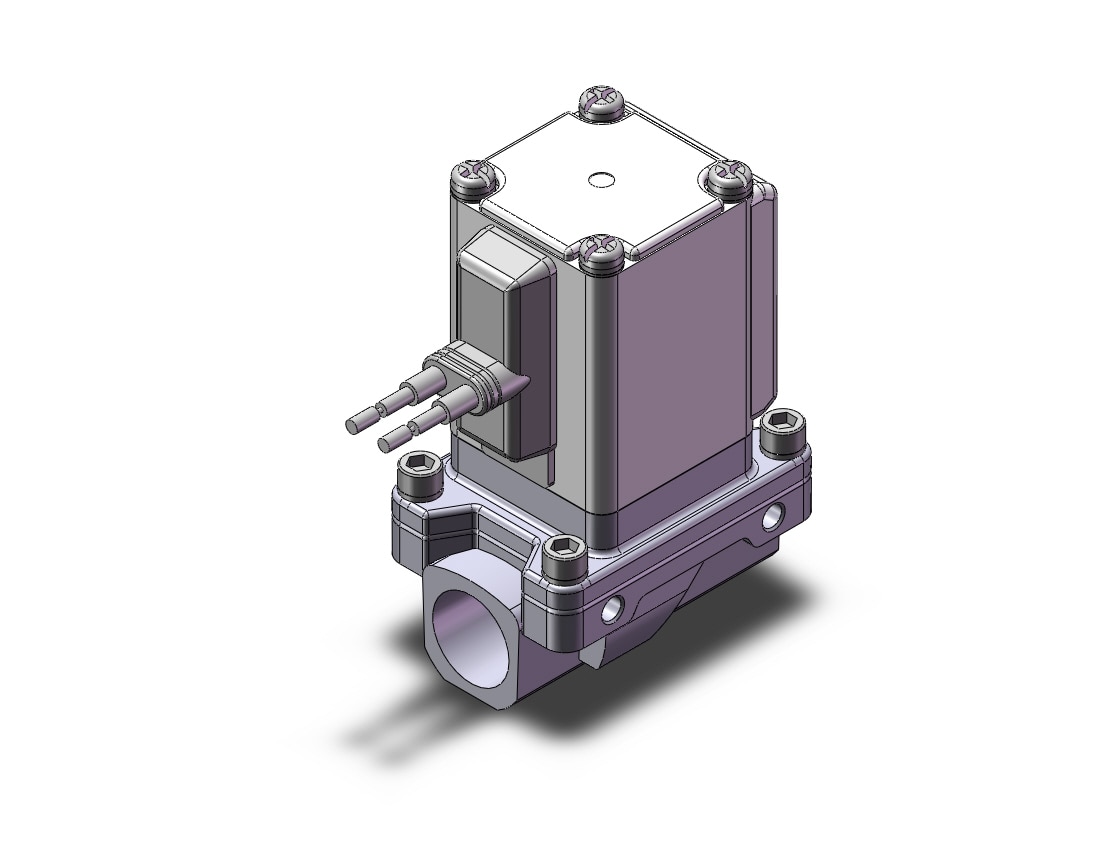 SMC VXZ232DF pilot op 2 port solenoid valve, (n.c.), 2 PORT VALVE