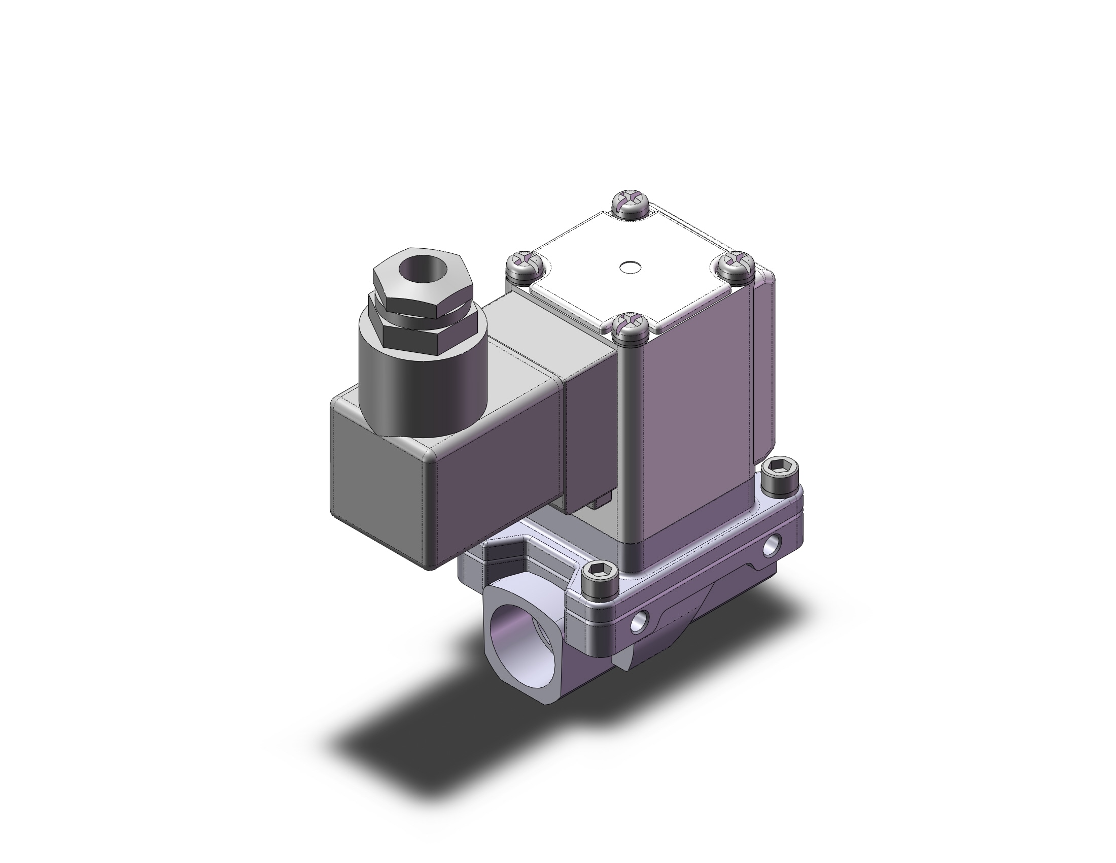 SMC VXZ232DJB valve, water size 3 n.c. ss, VXD/VXZ 2-WAY MEDIA VALVE