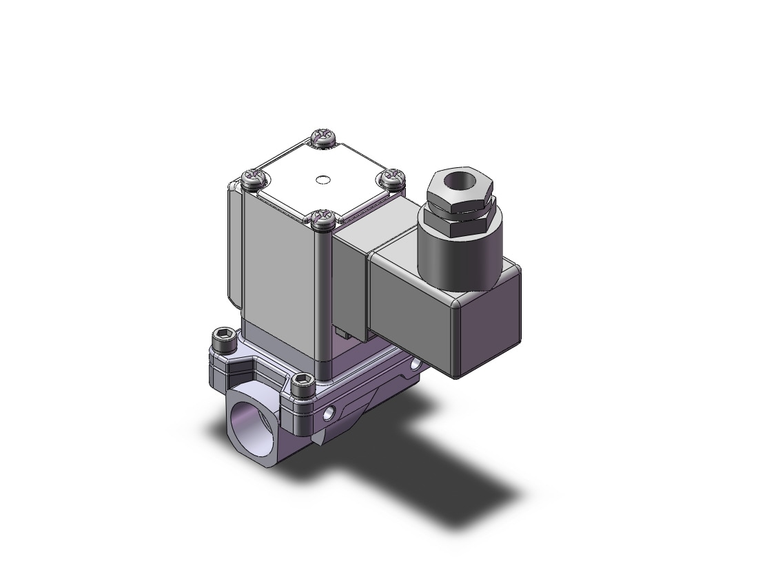 SMC VXZ232DJGXCC pilot op 2 port solenoid valve, (n.c.), 2 PORT VALVE