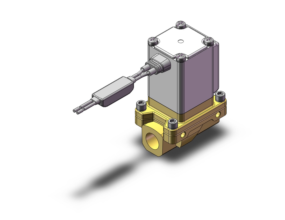 SMC VXZ235AB pilot op 2 port solenoid valve, (n.c.), 2 PORT VALVE