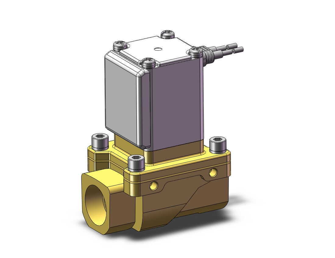 SMC VXZ240FABXCB pilot op 2 port solenoid valve, (n.c.), 2 PORT VALVE