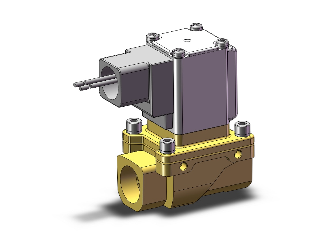 SMC VXZ240FSB valve, for air, size 4 n.c., VXD/VXZ 2-WAY MEDIA VALVE