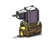 SMC VXZ240FTE pilot op 2 port solenoid valve, (n.c.), 2 PORT VALVE