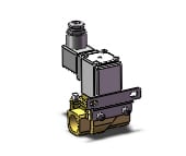 SMC VXZ240FZ2CBXBA pilot op 2 port solenoid valve, (n.c.), 2 PORT VALVE